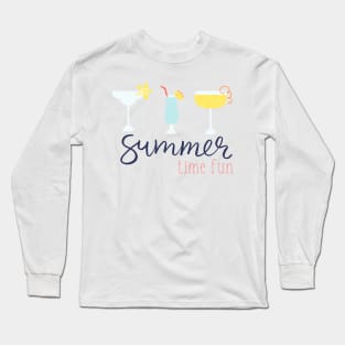 Summer Time Drinks Long Sleeve T-Shirt
